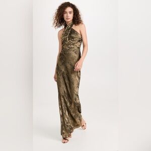 Veronica Beard Alberta Dress in Brass Size:00